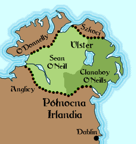 Mapa Ulsteru